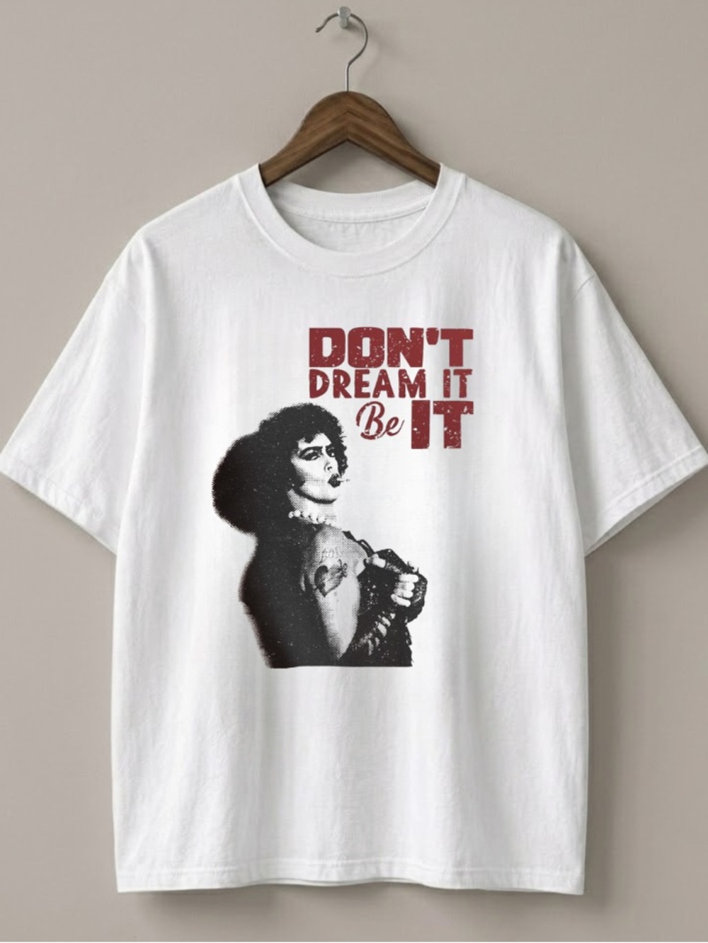 Rocky Horror Tim Curry “Don’t Dream It Be It” Retro 90s Movie Graphic Tee